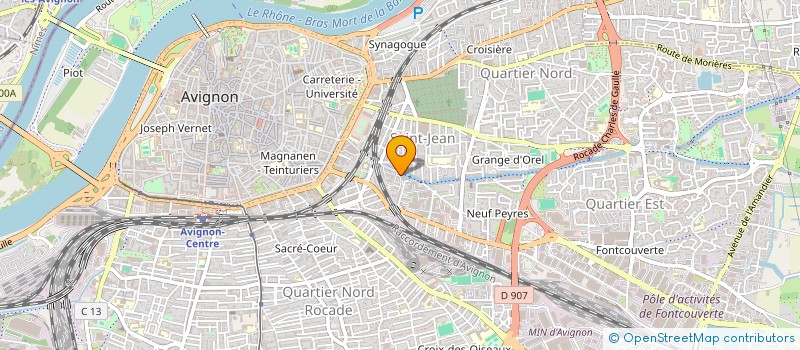 localisation de l'entreprise PELOUX IMMOBLIER  AJAC