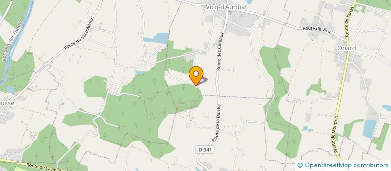 localisation de l'entreprise PELOYES  VICQ-D'AURIBAT