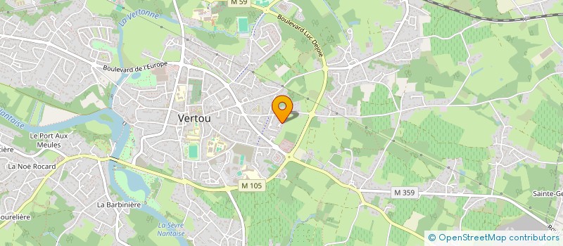 localisation de l'entreprise PELT à VERTOU