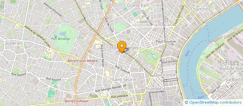 localisation de l'entreprise PELTIER CONSEIL  BORDEAUX