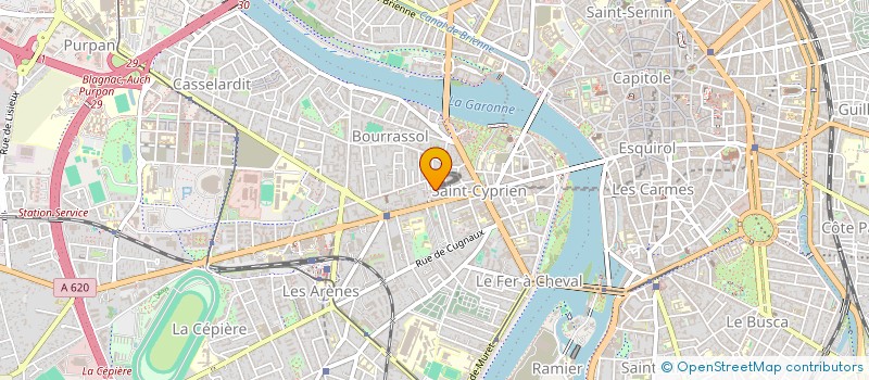 localisation de l'entreprise PELTIER FABIEN ET LLAREUS CHARLOTTE à TOULOUSE