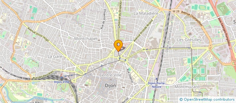 localisation de l'entreprise PELTIER FREDERIC à DIJON