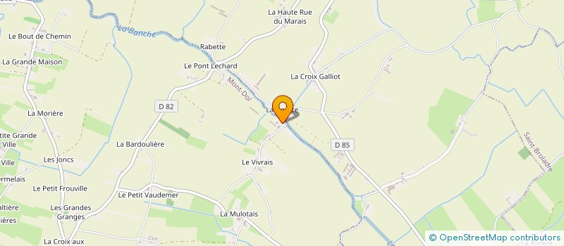 localisation de l'entreprise PELTIER IMMO  MONT-DOL