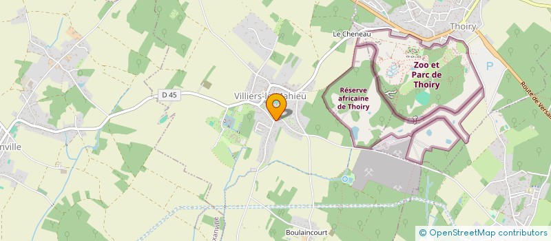 localisation de l'entreprise PELTIO  VILLIERS-LE-MAHIEU