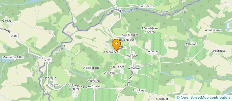 localisation de l'entreprise PELTRANS BIANCHINI à CASTELNAU D'AUZAN LABARRERE