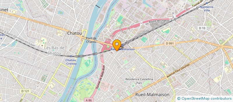 localisation de l'entreprise PELTZER ET ASSOCIES à RUEIL-MALMAISON