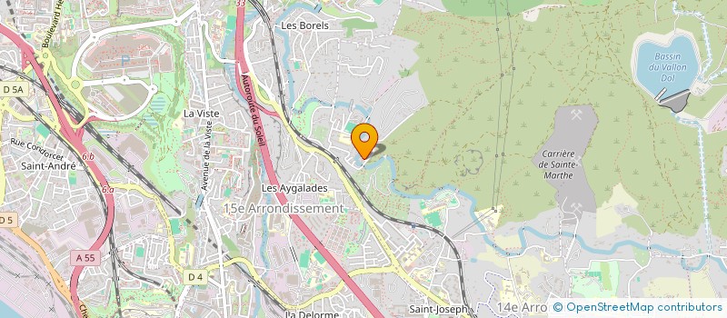 localisation de l'entreprise PELUFINO à MARSEILLE