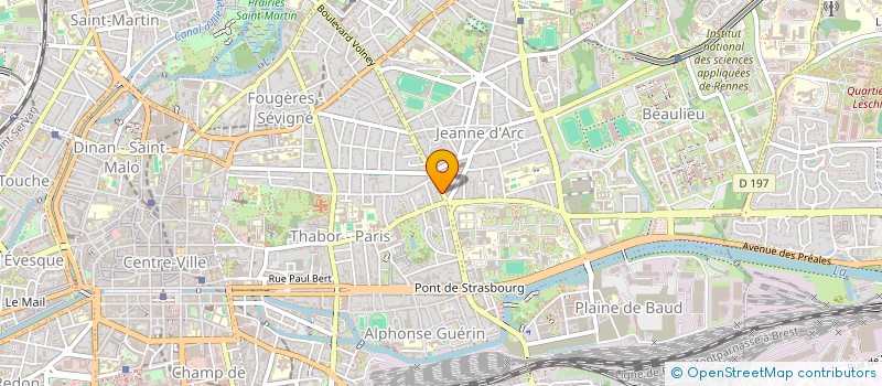 localisation de l'entreprise PELVE  RENNES