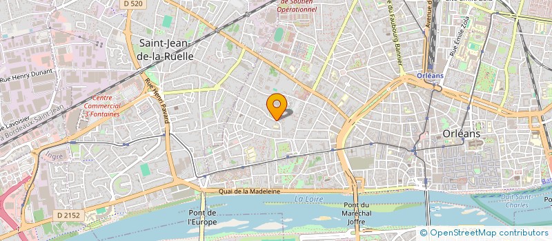 localisation de l'entreprise PELVOUX 2011 à ORLEANS