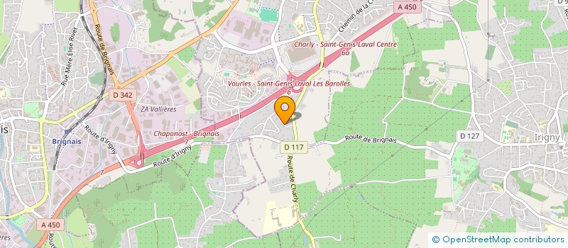 localisation de l'entreprise PELVOUX  SAINT-GENIS-LAVAL