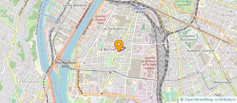 localisation de l'entreprise PELYON à LYON