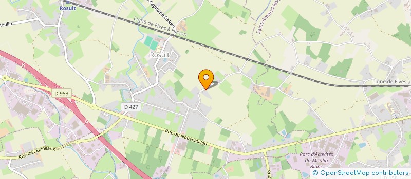 localisation de l'entreprise PEM  ROSULT