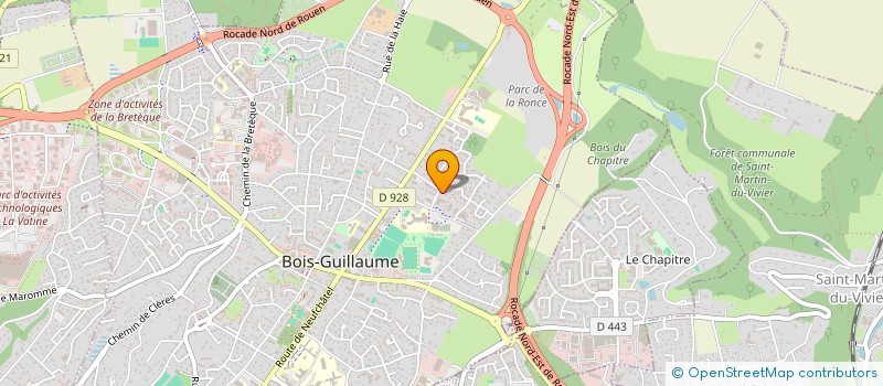 localisation de l'entreprise PEM INVEST à BOIS-GUILLAUME