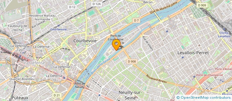localisation de l'entreprise PEMA 2 M à NEUILLY-SUR-SEINE