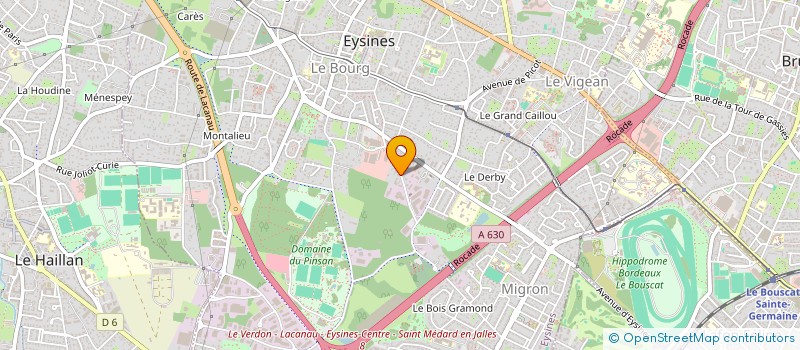 localisation de l'entreprise PEMA  EYSINES