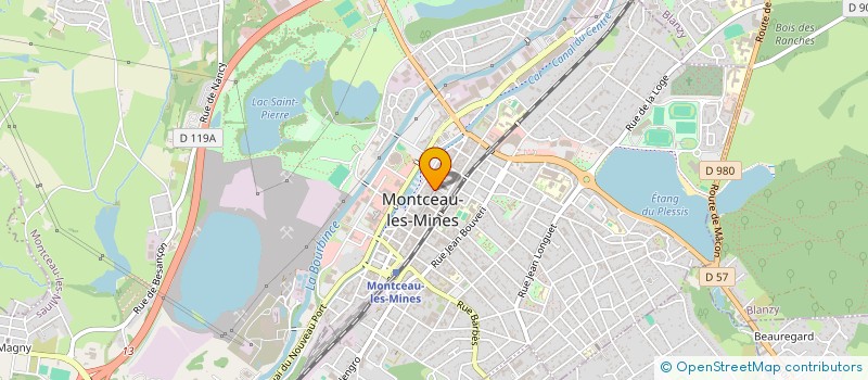 localisation de l'entreprise PEMA à MONTCEAU-LES-MINES