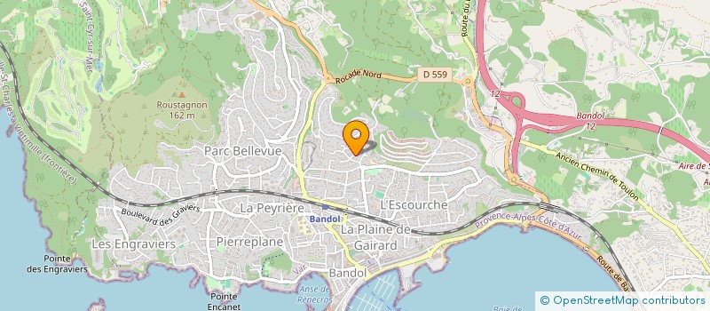 localisation de l'entreprise PEMAK2  BANDOL