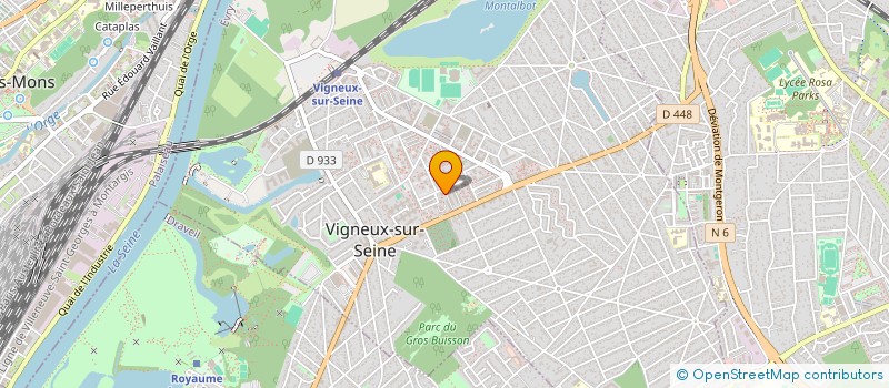 localisation de l'entreprise PEMBELE TRANSPORTS  VIGNEUX-SUR-SEINE