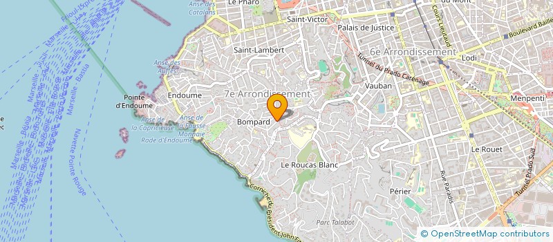 localisation de l'entreprise PEMICOR  MARSEILLE