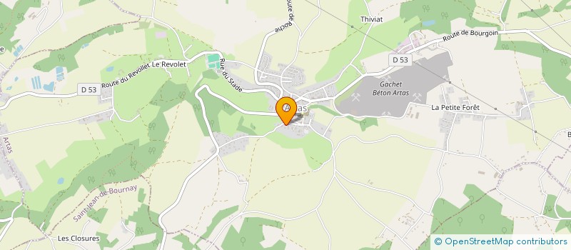 localisation de l'entreprise PEMO  ARTAS