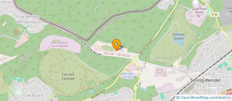 localisation de l'entreprise PEMTEC  FORBACH