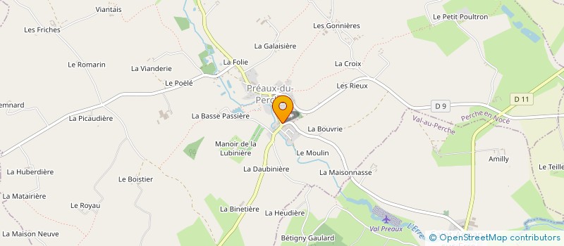 localisation de l'entreprise PEN à PERCHE-EN-NOCE
