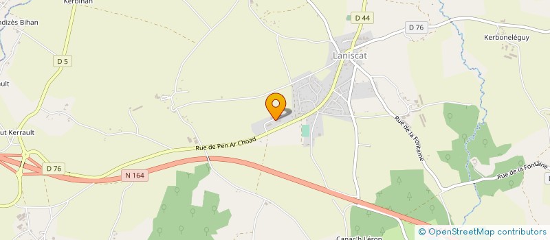 localisation de l'entreprise PEN AN C'HOAT  BON REPOS SUR BLAVET