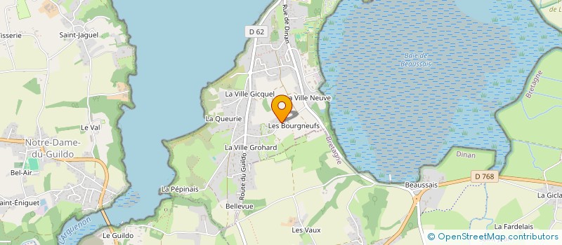 localisation de l'entreprise PEN AR CREACH  SAINT-JACUT-DE-LA-MER