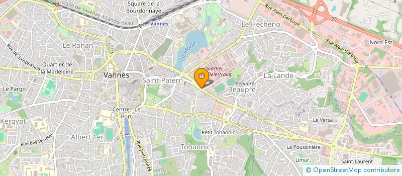 localisation de l'entreprise PEN BLAI à VANNES