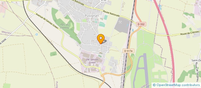 localisation de l'entreprise PEN DUICK  PUSIGNAN