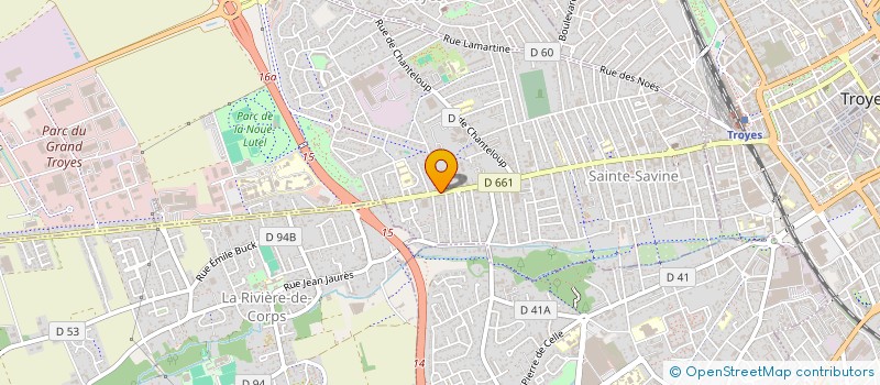 localisation de l'entreprise PEN DUICK 56  SAINTE SAVINE