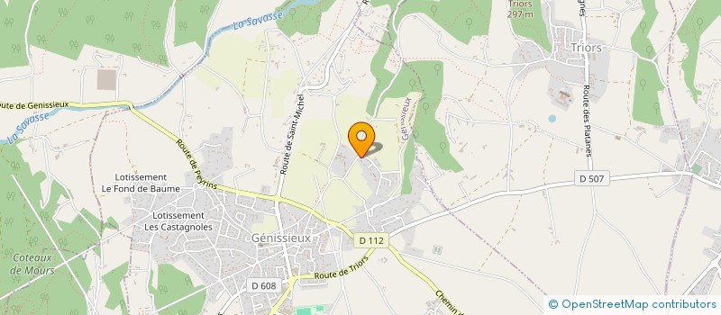 localisation de l'entreprise PEN GUEN  GENISSIEUX