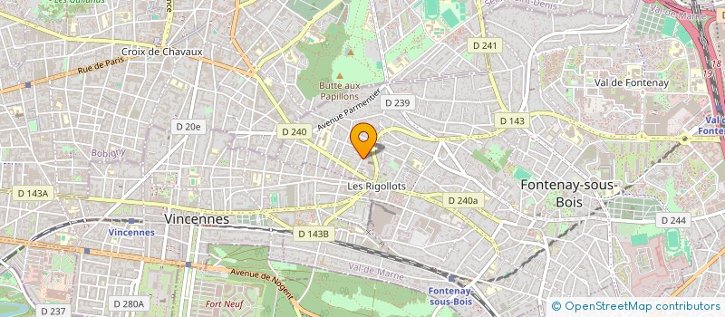 localisation de l'entreprise PEN HO à FONTENAY-SOUS-BOIS