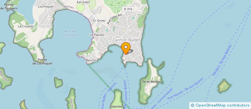 localisation de l'entreprise PEN LANNIG à VANNES