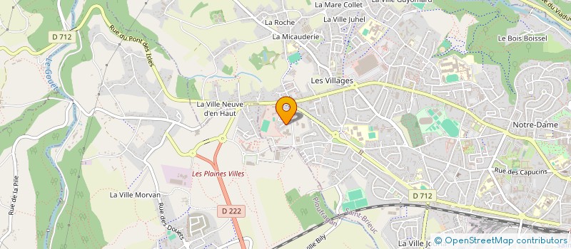 localisation de l'entreprise PEN MART à SAINT-BRIEUC