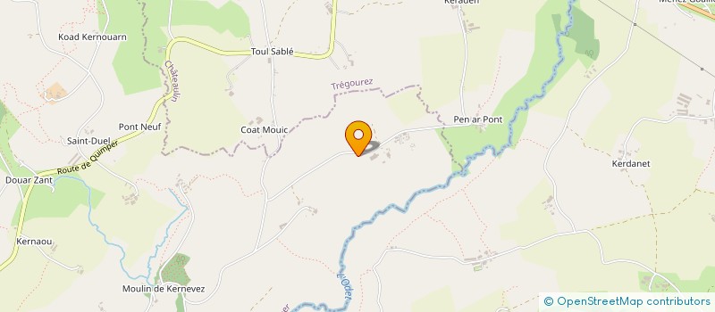 localisation de l'entreprise PEN MEO à LANGOLEN