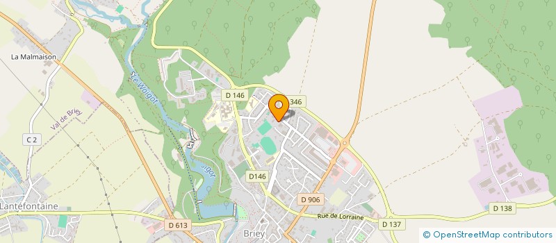 localisation de l'entreprise PEN & ROSE  VAL DE BRIEY