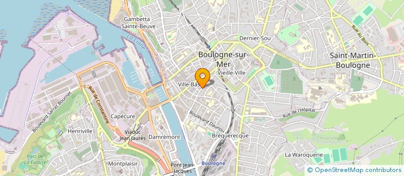 localisation de l'entreprise PEN STYLE à BOULOGNE-SUR-MER