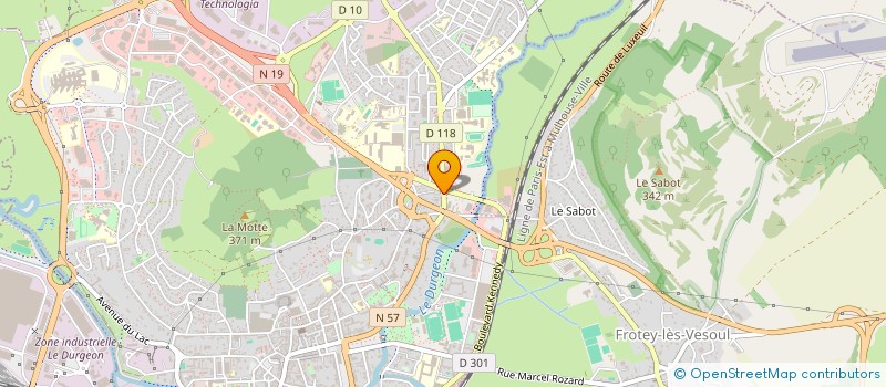 localisation de l'entreprise PENA à VESOUL