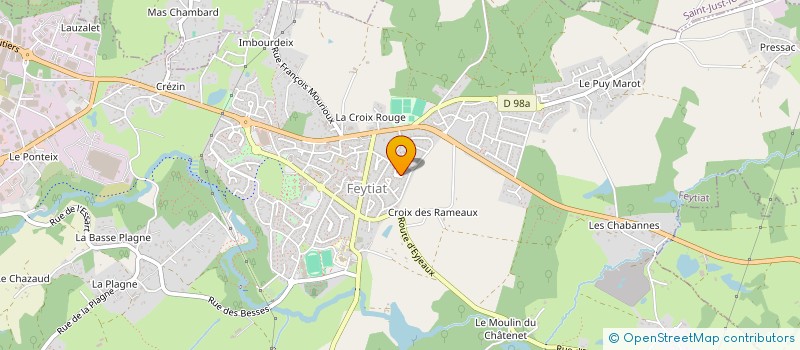 localisation de l'entreprise PENA à LIMOGES