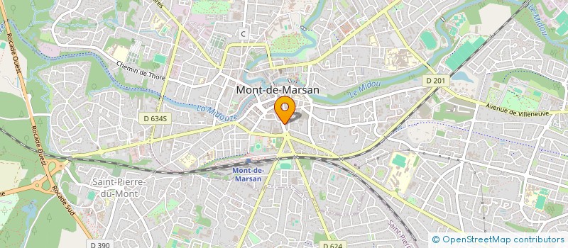 localisation de l'entreprise PENA BUZOKA à MONT-DE-MARSAN