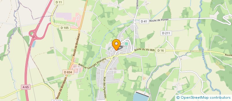 localisation de l'entreprise PENA CHAROLESA  GARLIN