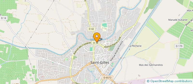 localisation de l'entreprise PENA D'ICI ET D'AILLEURS  SAINT-GILLES