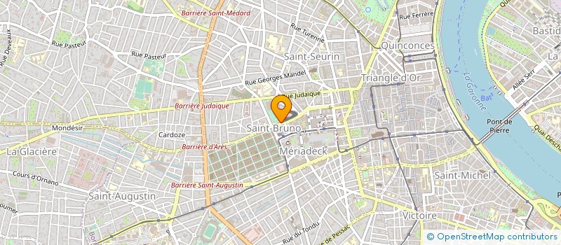 localisation de l'entreprise PENA FLAMENC&A COPAS Y COMPAS à BORDEAUX