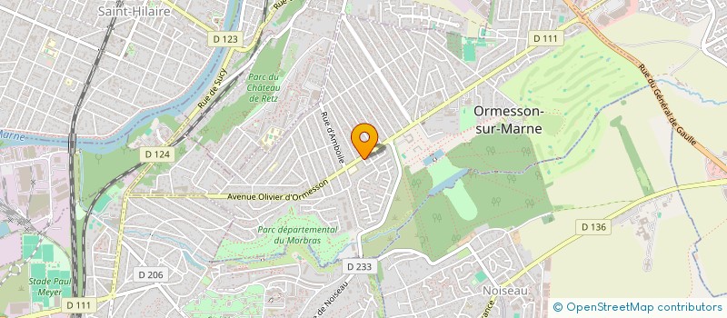 localisation de l'entreprise PENA IMMOBILIER 2  ORMESSON-SUR-MARNE