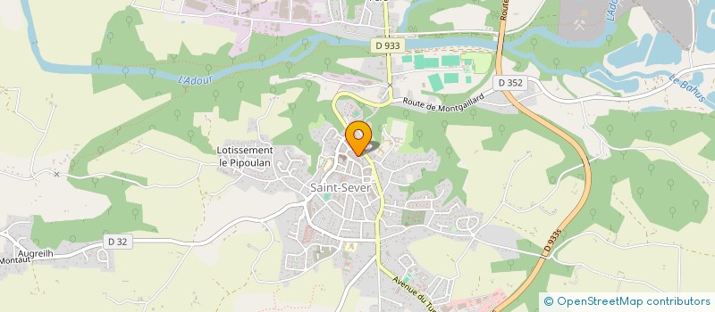 localisation de l'entreprise PENA JEUNE AFICION à SAINT-SEVER