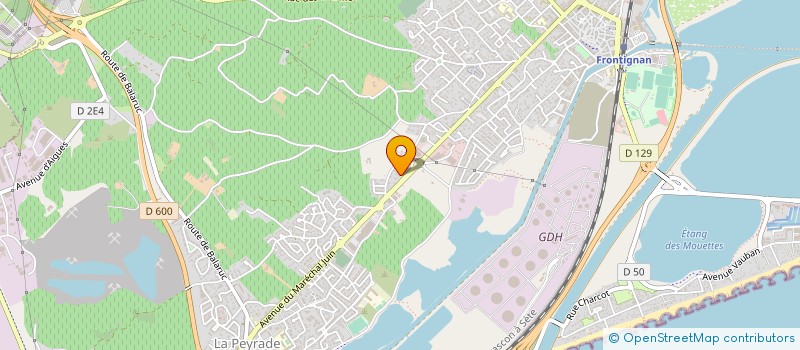 localisation de l'entreprise PENA JONATHAN à FRONTIGNAN