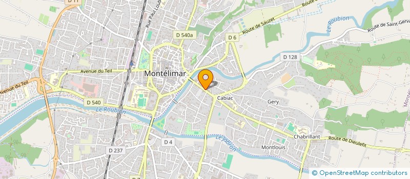 localisation de l'entreprise PENA LA MONTILIENNE à MONTELIMAR