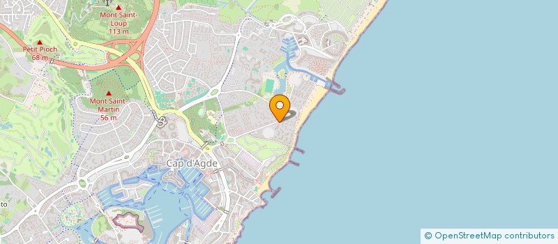 localisation de l'entreprise PENA LES CANASTEL'S  AGDE