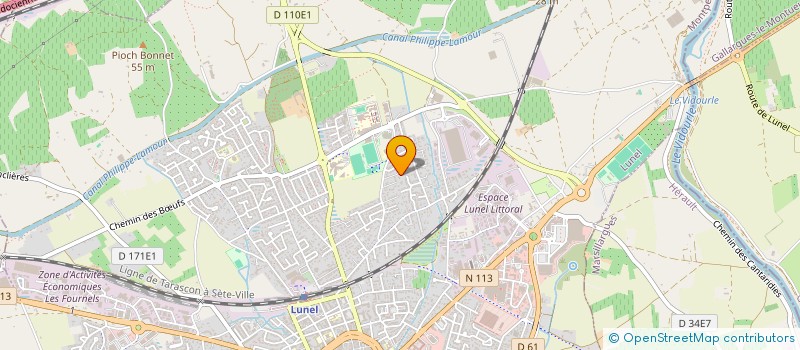 localisation de l'entreprise PENA LES PESCALUNAIRES à LUNEL